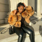 Manteau Femme Fourrure Luxe