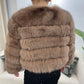 Manteau Court Femme Fourrure