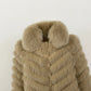 Manteau Fourrure Femme Marron