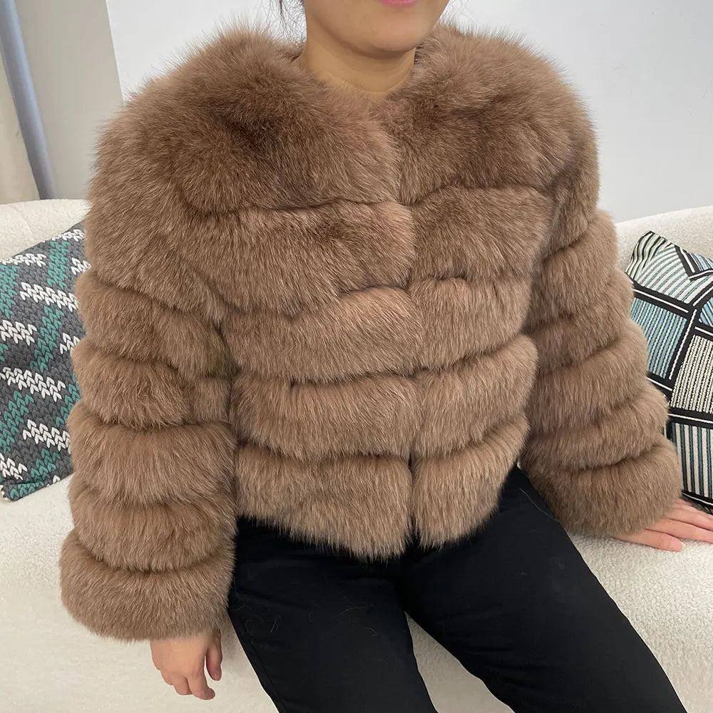 Manteau Court Femme Fourrure