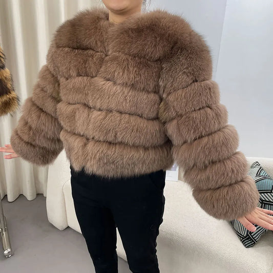Manteau Court Femme Fourrure